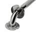 Croydex 600mm Stainless Steel Grab Bar With Anti-Slip Grip - Chrome (AP500741) - thumbnail image 2