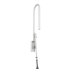 Croydex 850mm Fold Away Hand Rail With Drop Down Leg - White (AP502922) - thumbnail image 2