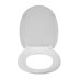 Croydex Anti-Bac Polyproplylene Toilet Seat - White (WL400022H) - thumbnail image 2