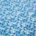 Croydex Blue Mosaic Shower Curtain (AE543424) - thumbnail image 2