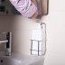 Croydex Elbow Operated Soap Dispenser - White/Silver (QM896741) - thumbnail image 2
