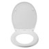 Croydex Eldon Toilet Seat With Soft Close - White (WL533622H) - thumbnail image 2