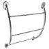 Croydex Flexi-Fix Britannia Curved Towel Rack - Chrome (QM261641) - thumbnail image 2