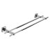 Croydex Flexi-Fix Camberwell Double Towel Rail - Chrome (QM922941) - thumbnail image 2