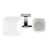 Croydex Flexi-Fix Everson Soap Dish and Tumbler - Chrome (QM557941) - thumbnail image 2