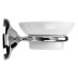 Croydex Flexi-Fix Grosvenor Chrome Soap Dish and Holder (QM701941) - thumbnail image 2