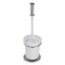 Croydex Flexi-Fix Grosvenor Chrome Toilet Brush and Holder (QM702441) - thumbnail image 2