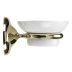 Croydex Flexi-Fix Grosvenor Gold Soap Dish and Holder - Gold (QM701903) - thumbnail image 2