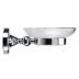 Croydex Flexi-Fix Romsey Soap Dish and Holder - Chrome (QM741941) - thumbnail image 2