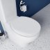Croydex Grasmere Flexi-Fix Toilet Seat - White (WL601422H) - thumbnail image 2