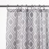 Croydex Grey Medallion Textile Shower Curtain (AF290231H) - thumbnail image 2