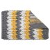 Croydex Grey, White and Yellow Patterned Bathroom Mat (AN170101) - thumbnail image 2
