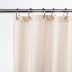 Croydex Ivory Plain Shower Curtain (AF159017) - thumbnail image 2