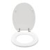 Croydex Kielder Flexi-Fix Toilet Seat- White (WL600822H) - thumbnail image 2