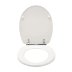Croydex Lugano Flexi-Fix Toilet Seat - White (WL601022H) - thumbnail image 2
