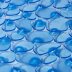 Croydex Pebbles Bath Mat - Blue (AG300024) - thumbnail image 2