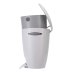 Croydex Plastic Bathroom Bin - White/Grey (AJ670122) - thumbnail image 2