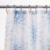 Croydex Splash Shower Curtain - White/Blue (AF288424) - thumbnail image 2