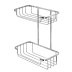 Croydex Stainless Steel Two Tier Cosmetic Basket (QM390541) - thumbnail image 2