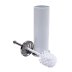 Croydex White and Stainless Steel Toilet Brush And Holder (AJ400141) - thumbnail image 2