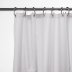 Croydex White Plain Shower Curtain (AF159022) - thumbnail image 2