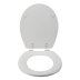 Croydex Windermere Sit Tight Toilet Seat - White (WL600422H) - thumbnail image 2