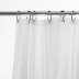Croydex Woven Stripe Shower Curtain - White (AF286122) - thumbnail image 2