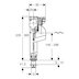 Daryl spare Geberit filling valve (RTA034NF) - thumbnail image 2