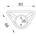 Deva Under Sink Mounting Triangle (USMT) - thumbnail image 2
