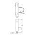 Deva Vertical L Shaped Caravan/Motorhome Bar Shower Valve - Chrome (VVERT01) - thumbnail image 2