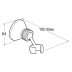 Deva Wall Bracket - Chrome (SPE06) - thumbnail image 2