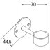 Deva Wall Mounted Hose Retainer - Chrome (SPE09) - thumbnail image 2