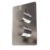 Dream Concealed Thermostatic Mixer Dual Outlet - Hand Shower & Wall Fixed Head - Round - Chrome (DRMDCV2.HSFW.RND) - thumbnail image 2