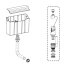 Flush Valve for Post-November 2014 Concealed Furniture Cistern (B695 D5) (EPSP-05-4042) - thumbnail image 2