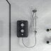 Gainsborough Slim Duo Electric Shower 8.5kW - Piano Black (GSDPB85) - thumbnail image 2