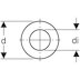 Geberit 63mm flush valve flat gasket (816.418.00.1) - thumbnail image 2