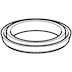 Geberit basket section seal (pre 2008) (240.282.00.1) - thumbnail image 2