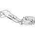 Geberit cistern in furniture flush pipe fixing bracket (243.070.00.1) - thumbnail image 2