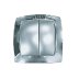 Geberit dual flush hand operated actuator - bright/matt chrome (240.572.KA.1) - thumbnail image 2