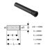 Geberit Extension Inlet flush pipe (361.887.16.1) - thumbnail image 2