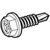 Geberit hexagonal self-tapping screw (111.892.00.1) - thumbnail image 2