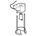 Geberit magnetic lever (115.496.00.1) - thumbnail image 2