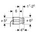 Geberit Pneumatic Single Flush Button- Brushed Chrome (115.114.FW.1) - thumbnail image 2