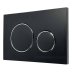 Geberit Sigma20 Dual Flush Plate - Matt Black/Chrome (115.882.14.1) - thumbnail image 2