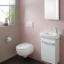 Geberit Sigma20 Dual Flush Plate - Matt White / Chrome (115.882.JT.1) - thumbnail image 2