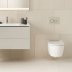 Geberit Sigma21 Dual Flush Plate - Sand Grey / Chrome (115.884.JL.1) - thumbnail image 2