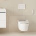Geberit Sigma30 Stop-And-Go Flush Plate - Matt White/ Gloss Chrome (115.893.JT.1) - thumbnail image 2
