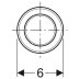 Geberit Type 10IR Electronic Dual Flush - Battery Operation - Brushed Chrome (115.937.SN.6) - thumbnail image 2