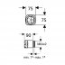 Geberit WC dual flush control actuator (241.413.21.1) - thumbnail image 2