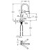 Grohe Concetto Single Lever Sink Mixer 1/2" - Supersteel (31491DC0) - thumbnail image 2